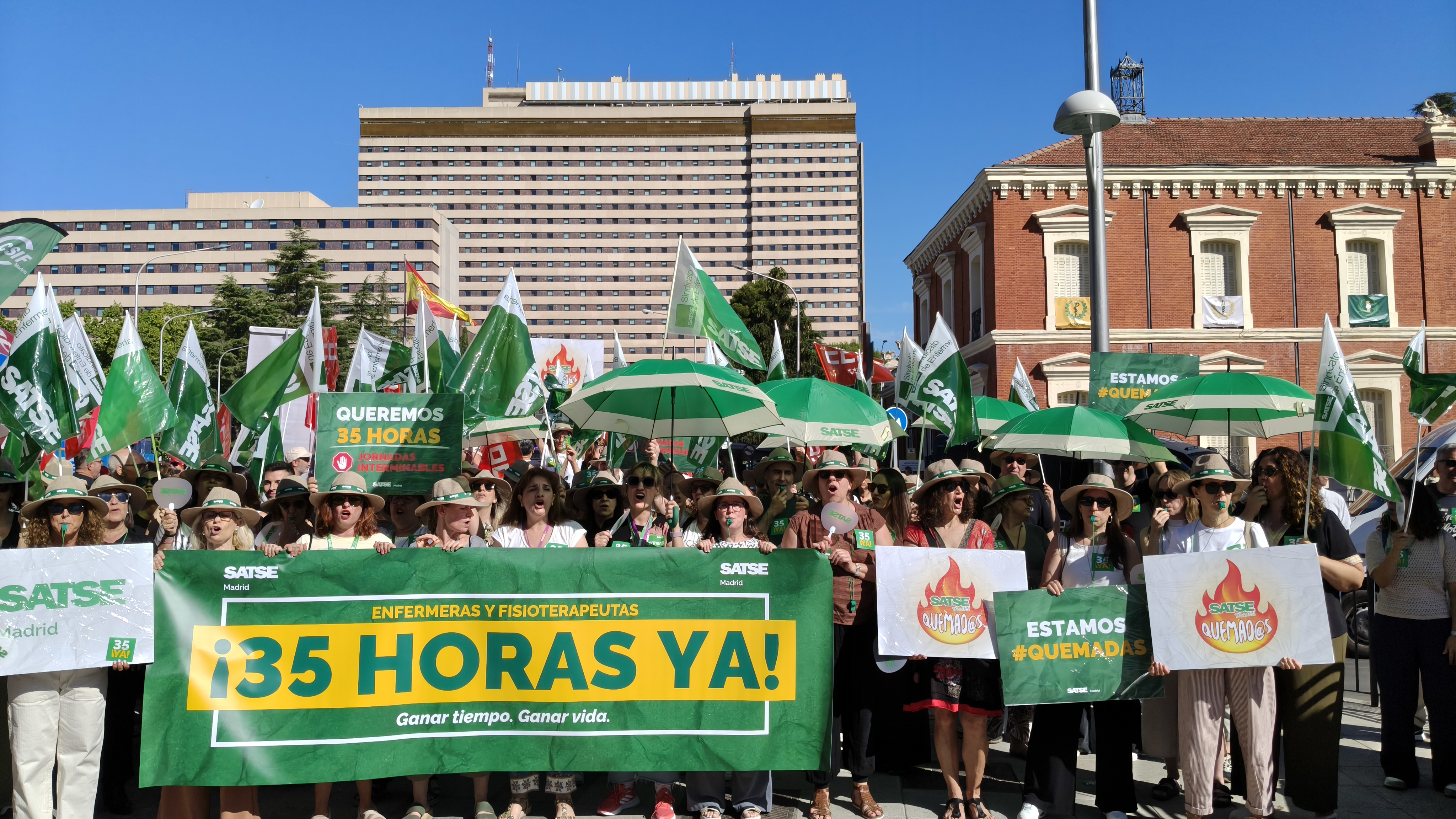 Enfermeras y fisioterapeutas del Hospital Gómez Ulla discriminados con las 35 horas