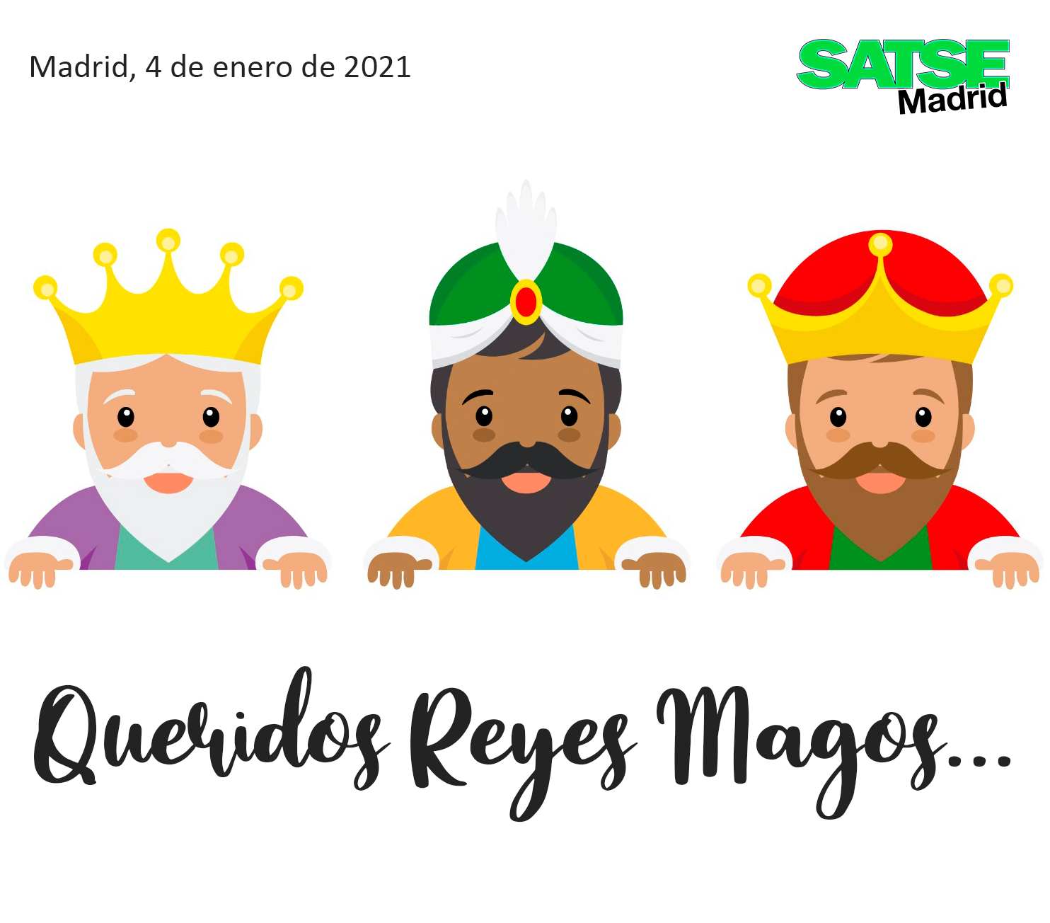 Carta a los Reyes Magos de Oriente - Madrid
