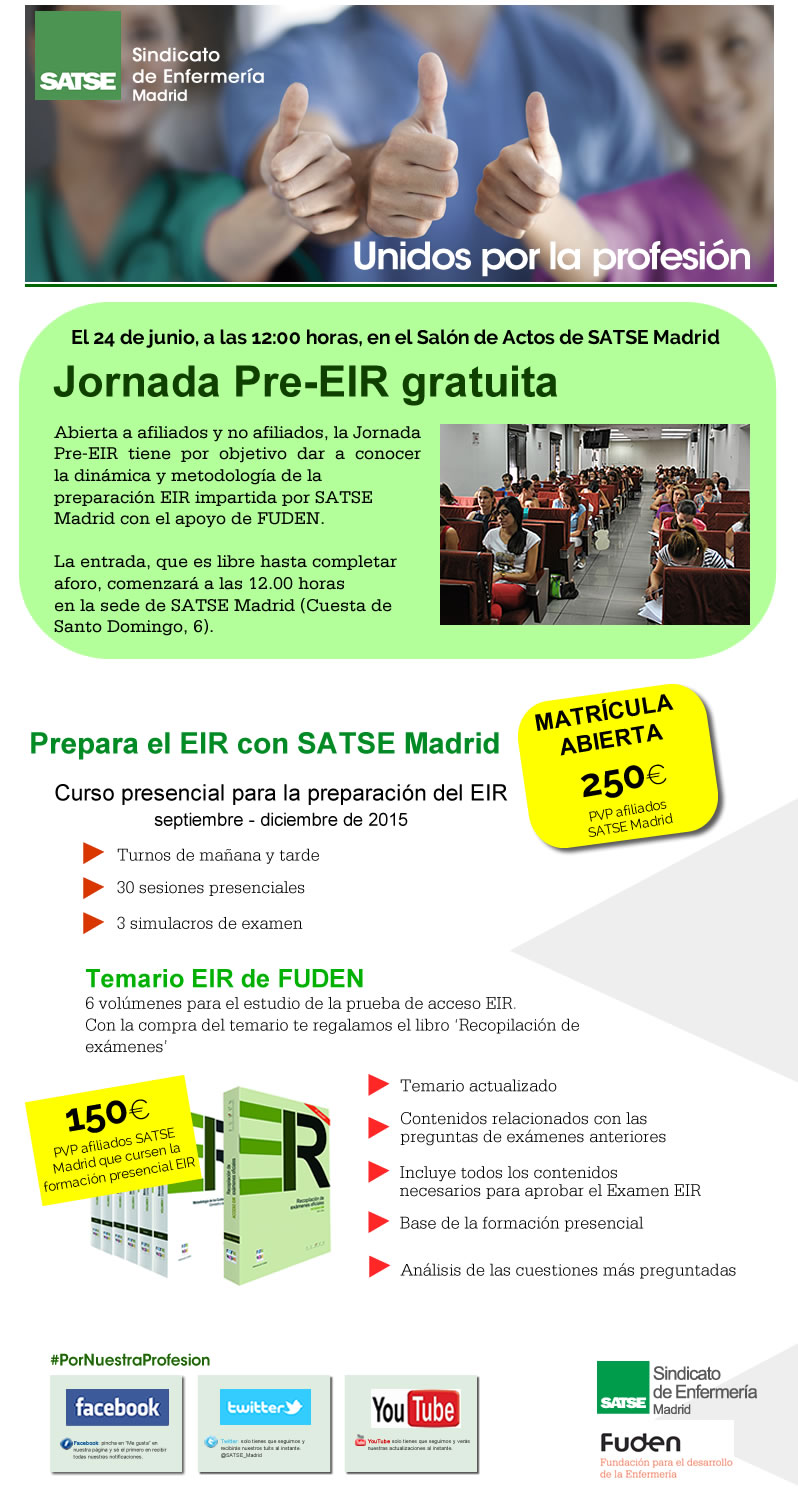 Jornada Pre-EIR y Curso EIR